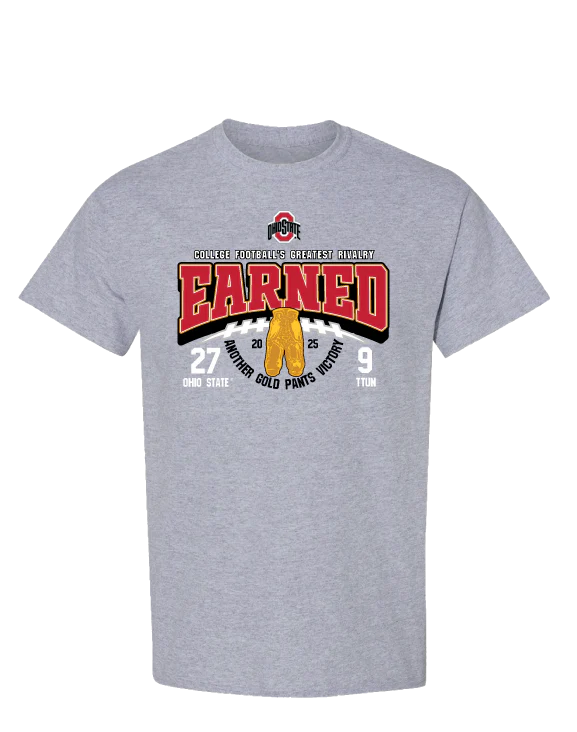 Earned TTUN Gold Pants Rivalry Shirt