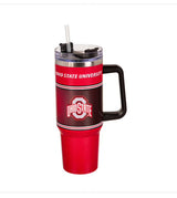 OHIO STATE STAINLESS STEEL MEGA CUP - 40 OZ INSULATED DRINKWARE