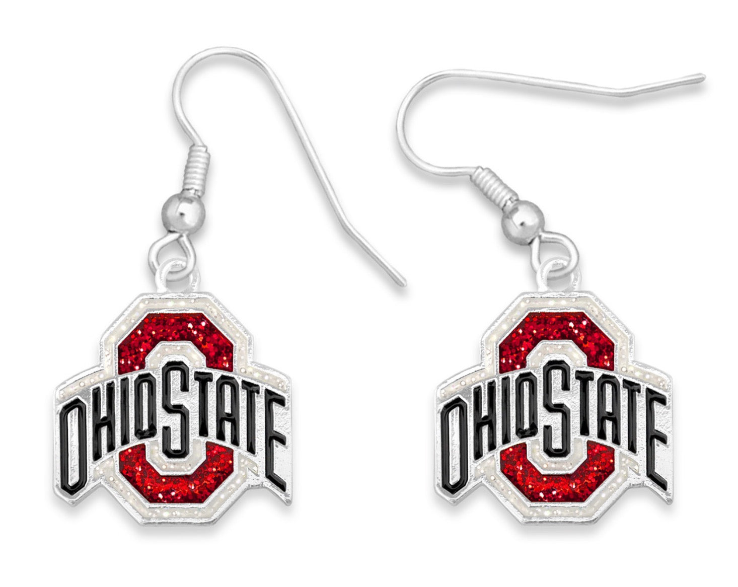 Ohio State Buckeyes Earrings- Game Day Glitter
