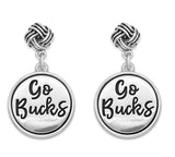 OHIO STATE BUCKEYES EARRINGS - TWIST AND SHOUT