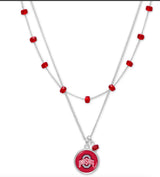 OHIO STATE BUCKEYES NECKLACE - IVY