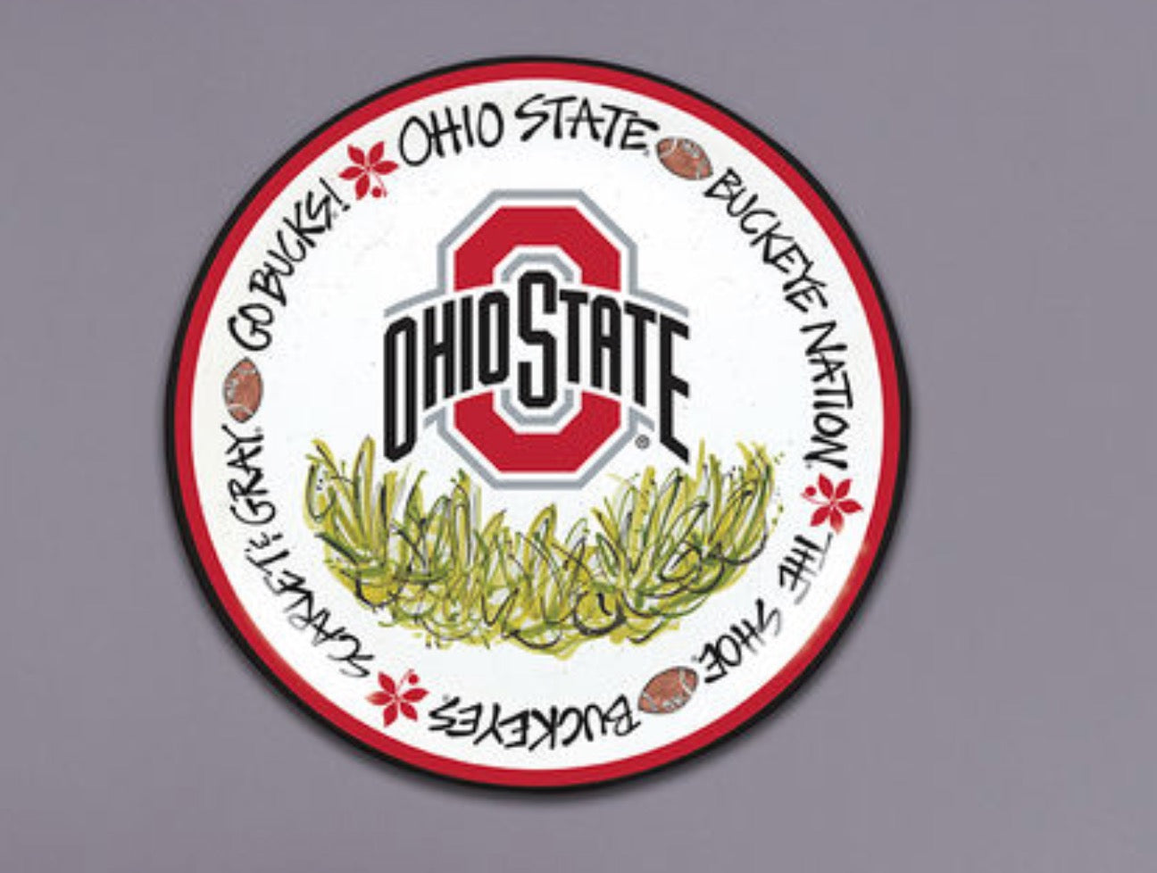 Ohio State 4 Plate Set