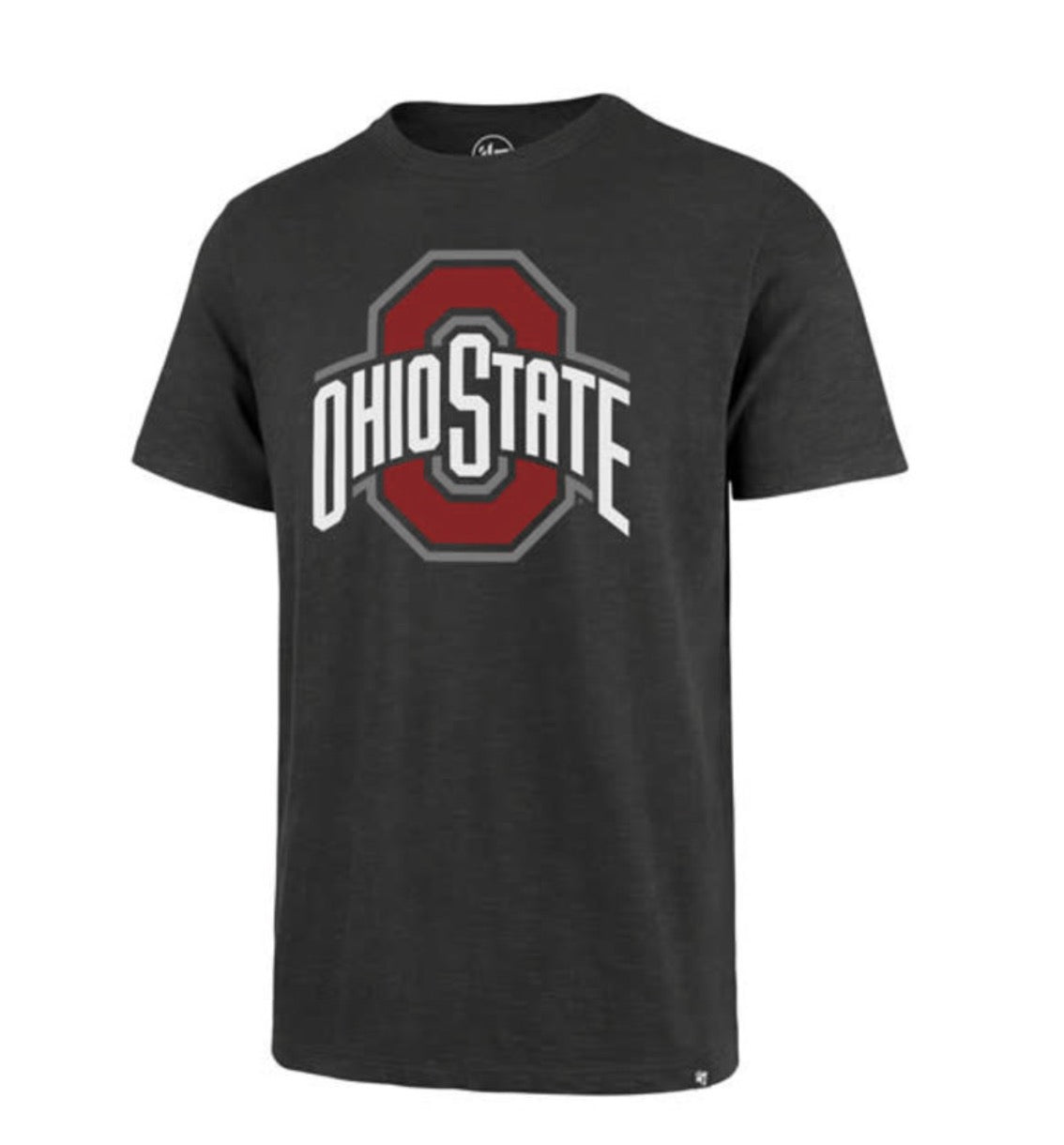 OHIO STATE BUCKEYES CHARCOAL GRIT SCRUM T MENS BY ’47