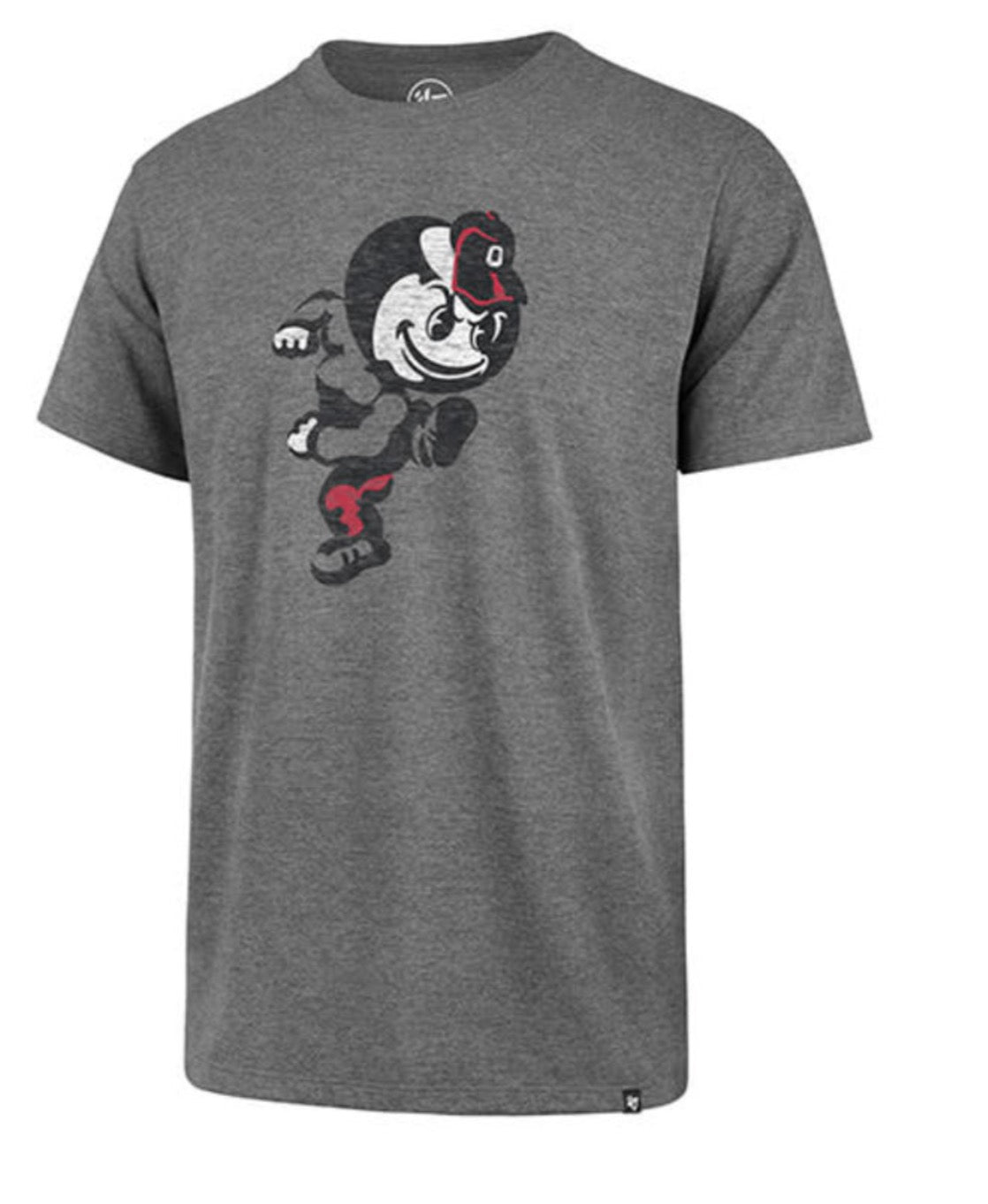 OHIO STATE BUCKEYES VIN SLATE GREY PREMIER FRANKLIN BRUTUS TEE MENS FIT BY ’47 BRAND