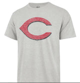 CINCINNATI REDS RELAY GREY PREMIER FRANKLIN TEE – MEN’S FIT BY ’47 BRAND