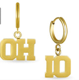 OHIO STATE BUCKEYES OH-IO HUGGIE HOOPS