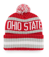 OHIO STATE BUCKEYES RED BERING 47 CUFF KNIT
