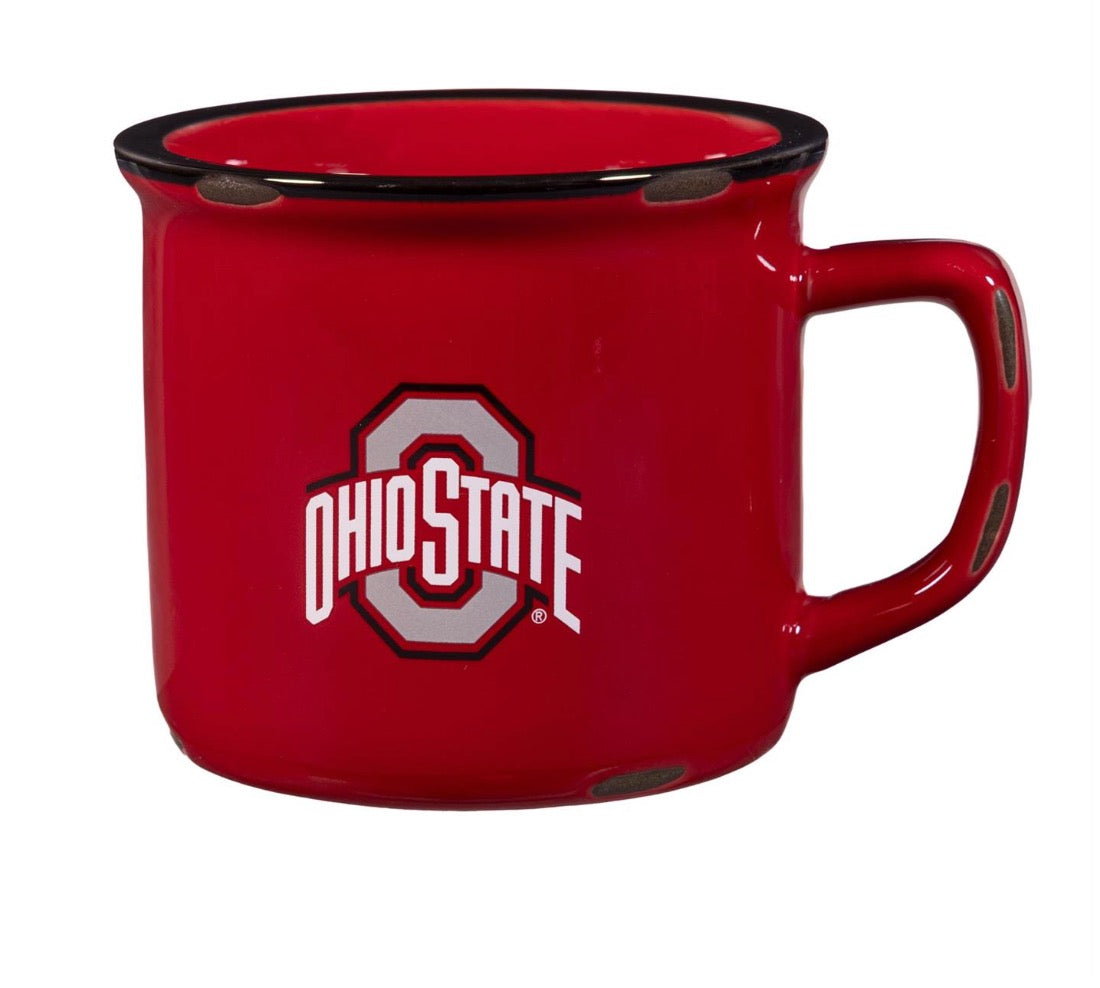 close up for red cup with ohio state logo