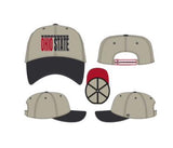 OHIO STATE BUCKEYES SYSTEM GREY HALF BLOCK TEXT '47 MVP HAT
