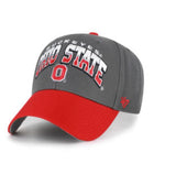 OHIO STATE BUCKEYES CHARCOAL SPLIT BLOCK '47 MVP HAT