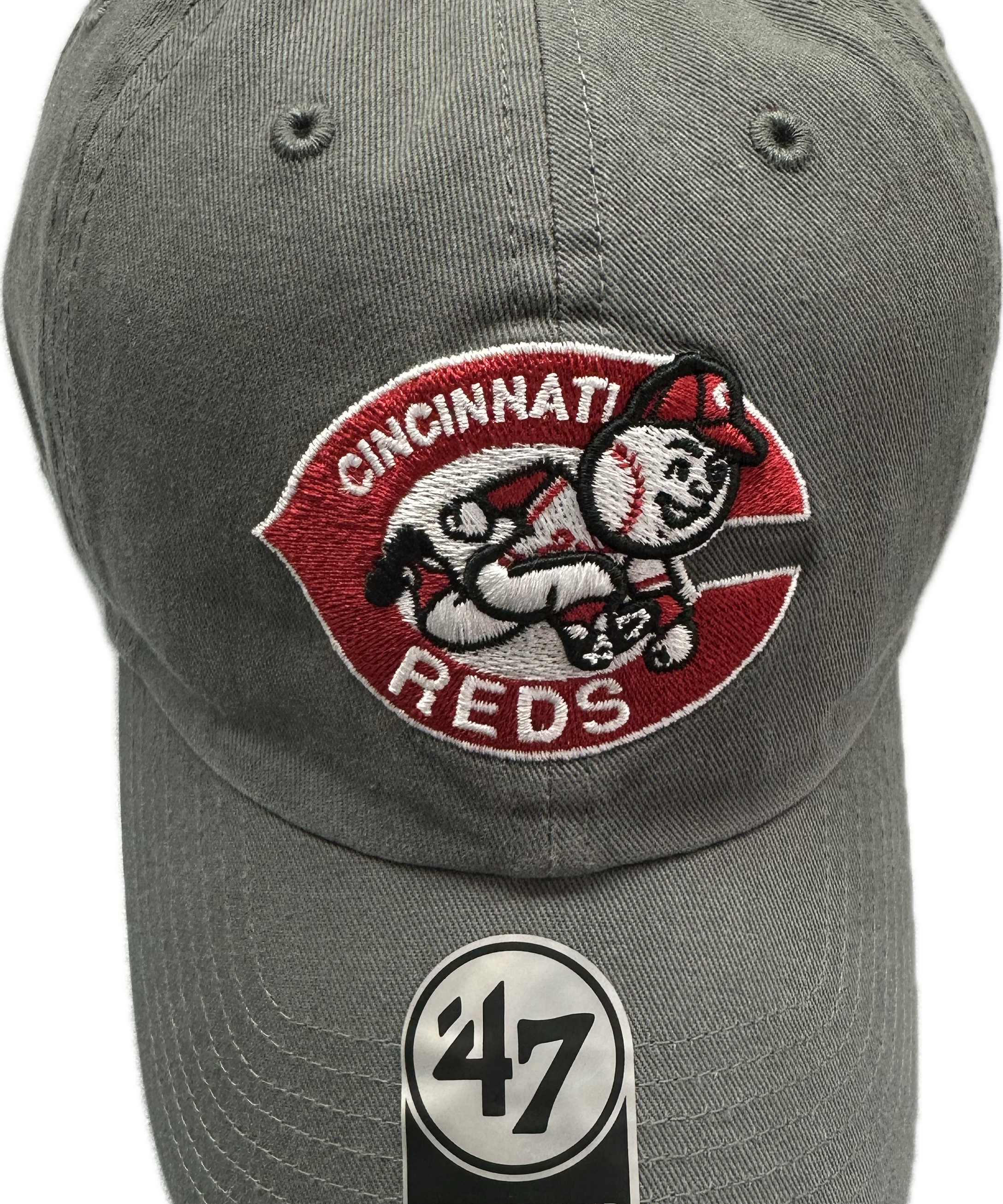 CINCINNATI REDS Cooperstown Dark Gray 47 Clean Up