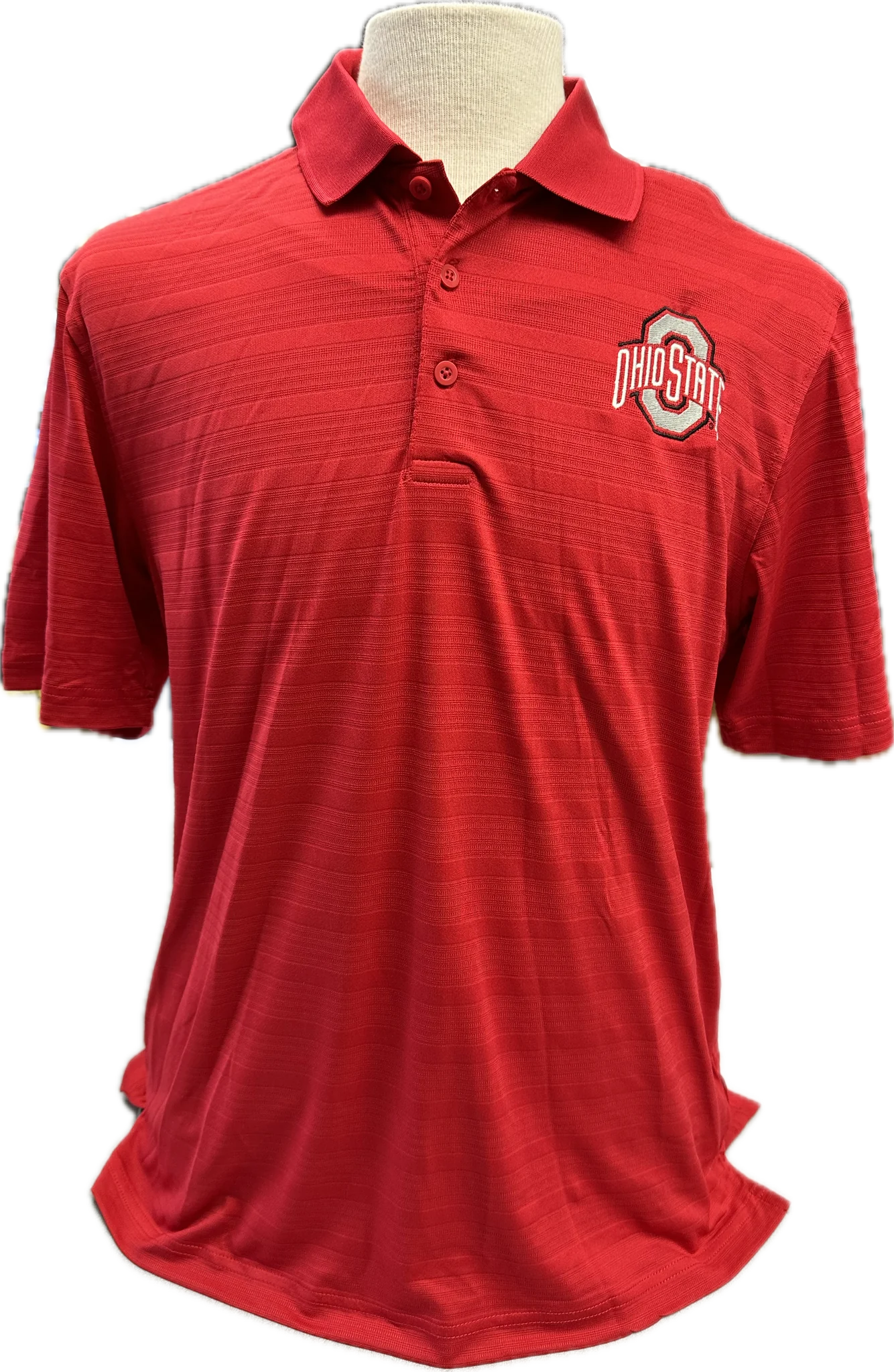 mens red Ohio State Polo