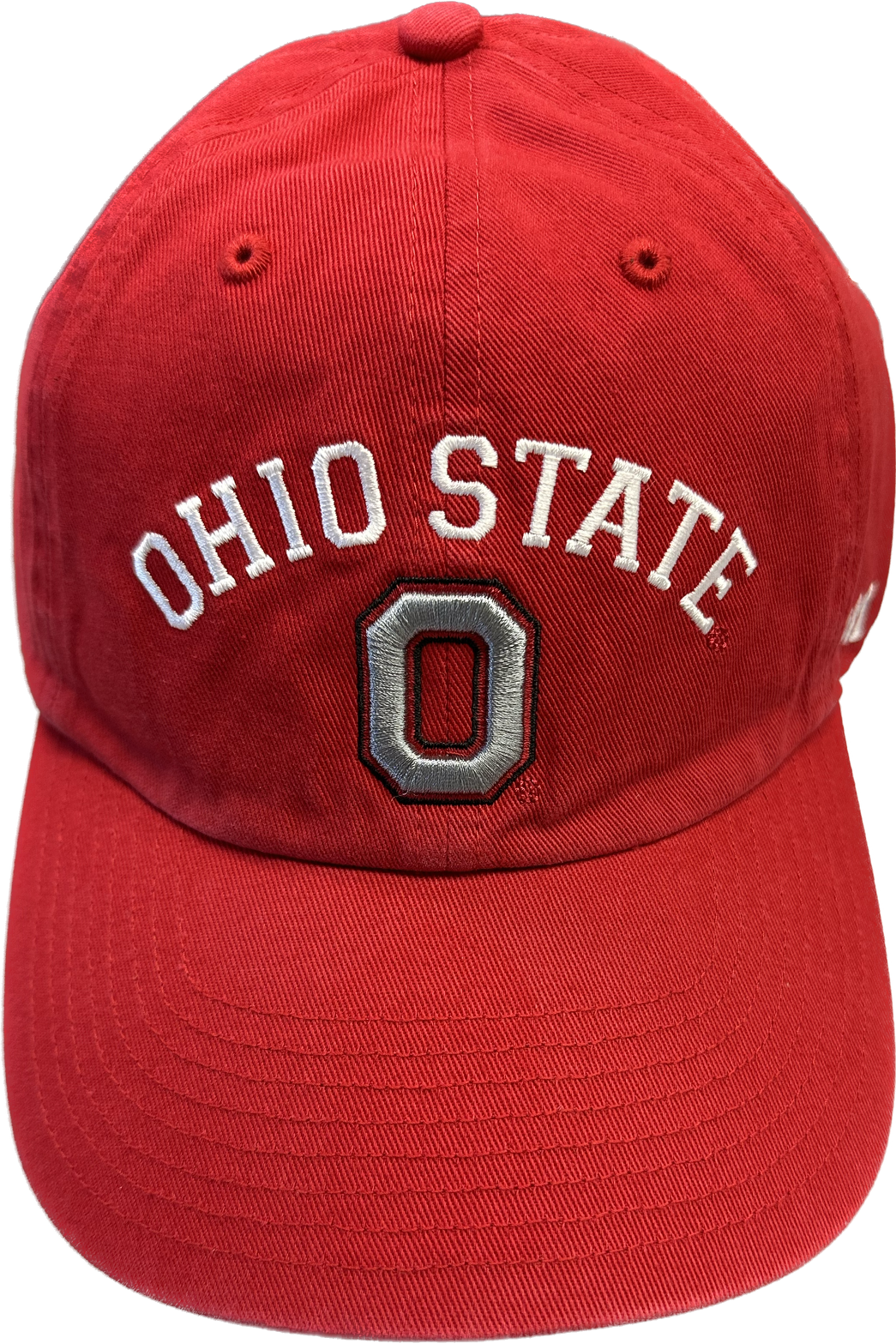 front of Ohio State Block O Classic Arch Clean Up Hat by '47