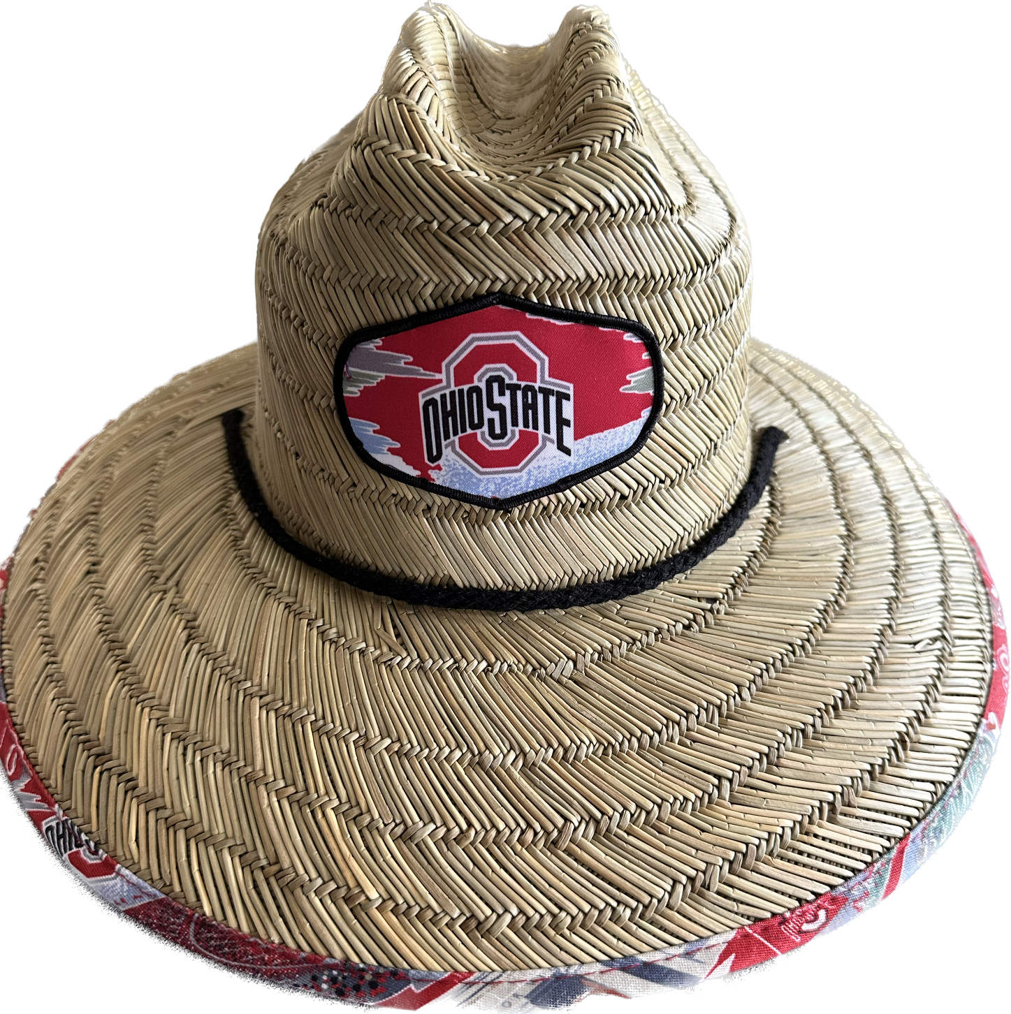 HAWAII REYN SPOONER OHIO STATE BUCKEYES BROWN SCENIC STRAW HAT