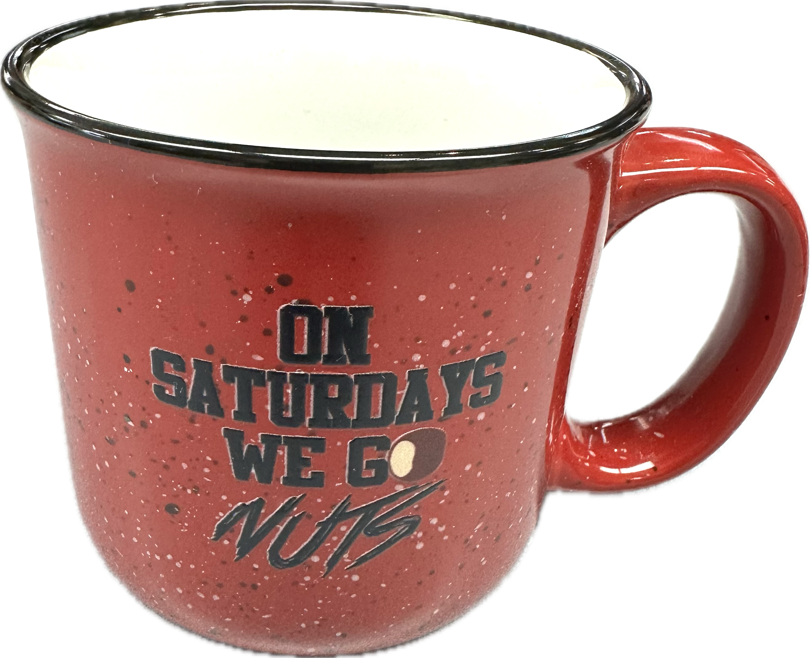ON SATURDAY WE GO NUTS CAMPFIRE MUG