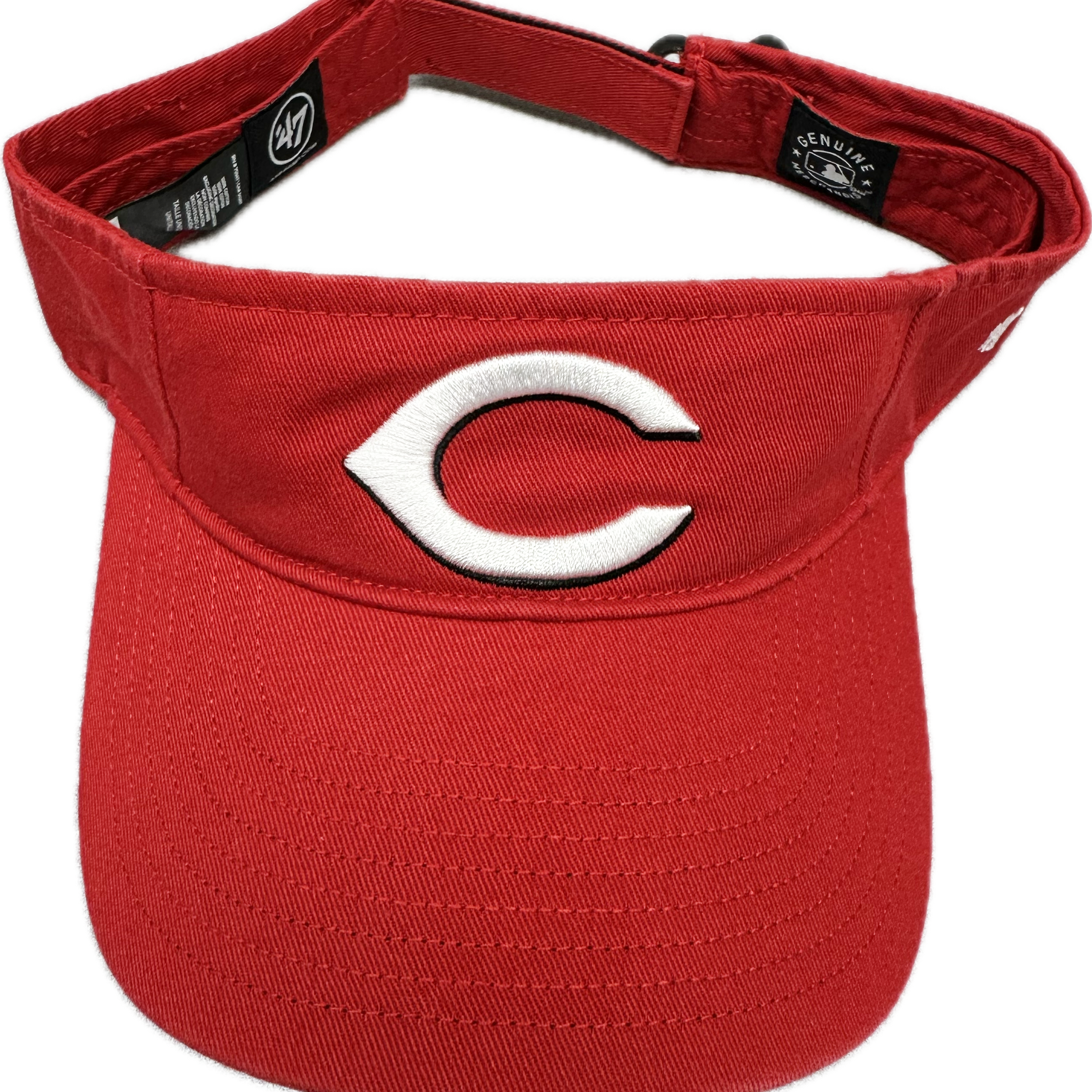 CINCINNATI REDS '47 BRAND CLEAN UP VISOR – ADJUSTABLE