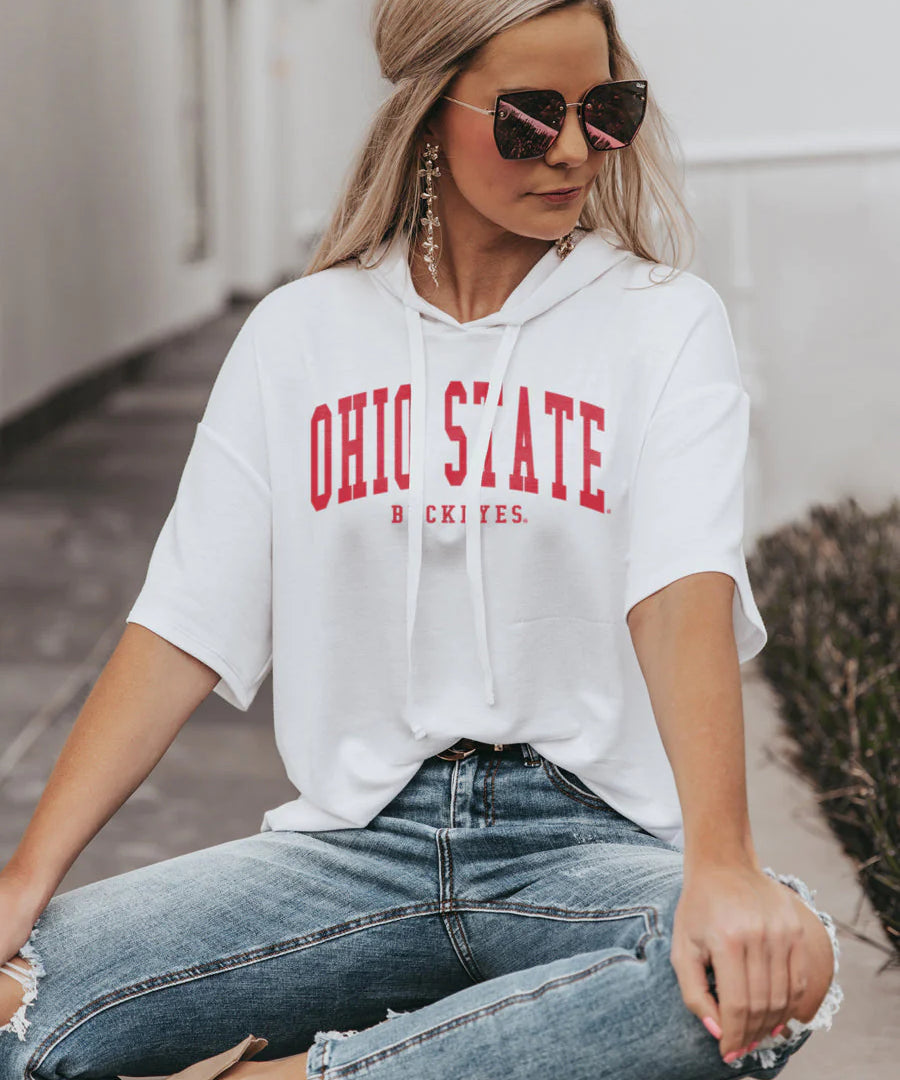 ohio State front, EASY GO' FRENCH TERRY PULLOVER