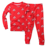 WES & WILLY OHIO STATE BUCKEYES ALLOVER PRINTED PAJAMA