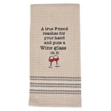 WINE GLASS DISHTOWEL