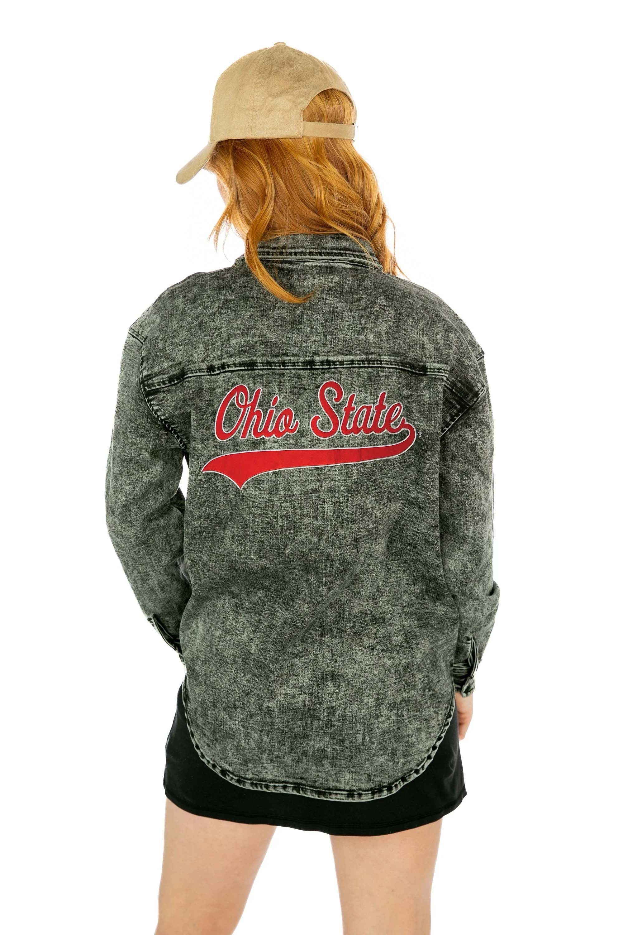 Women's Concepts Sport Charcoal Ohio State Buckeyes Upbeat Sherpa