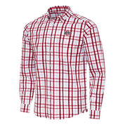 Plaid Ohio State Woven Long Sleeve Button down