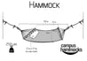 diagram OHIO STATE BUCKEYES BRUTUS MASCOT HAMMOCK