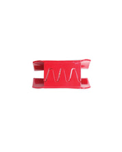 red clip Ohio State® Block O Statement Claw Clip