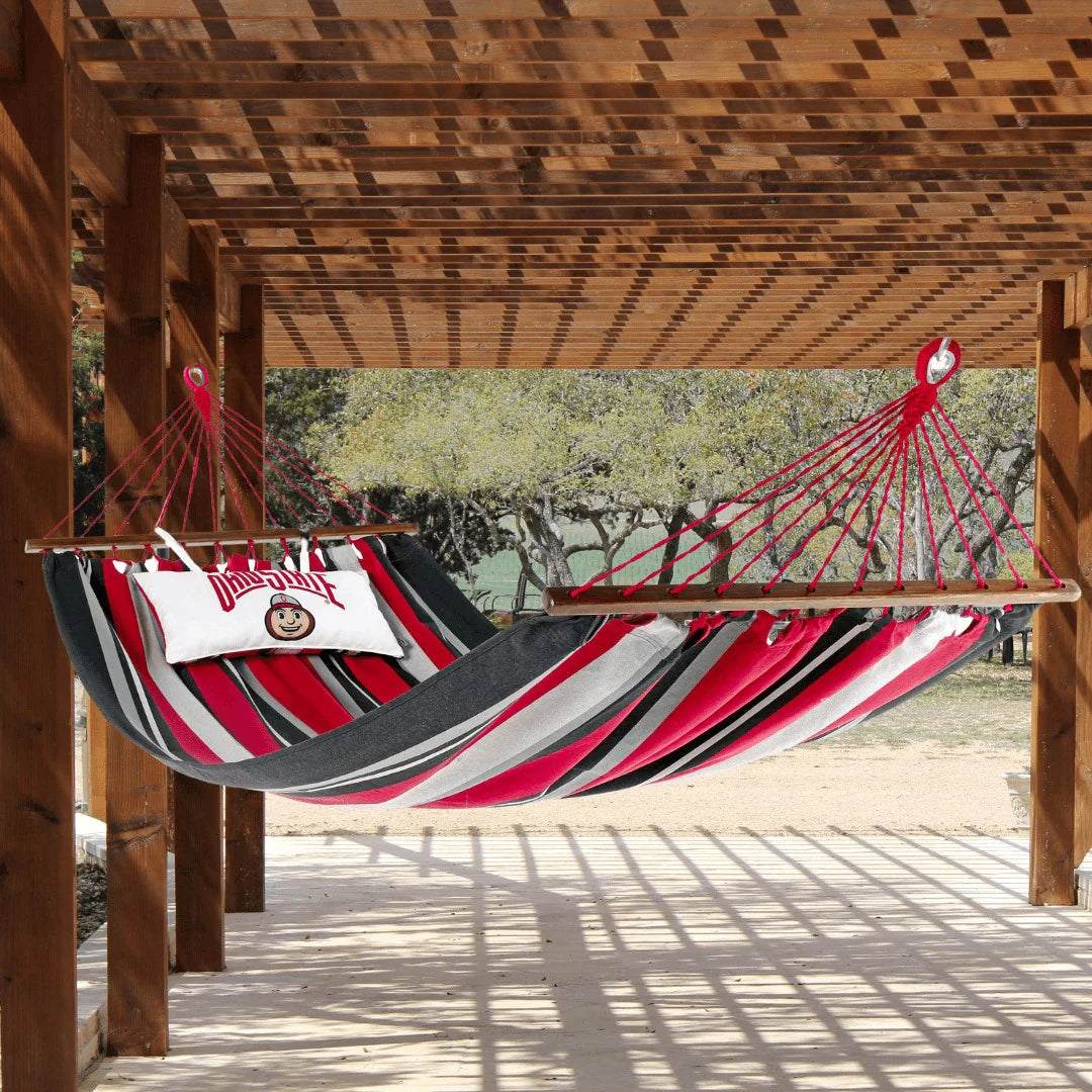 outside OHIO STATE BUCKEYES BRUTUS MASCOT HAMMOCK