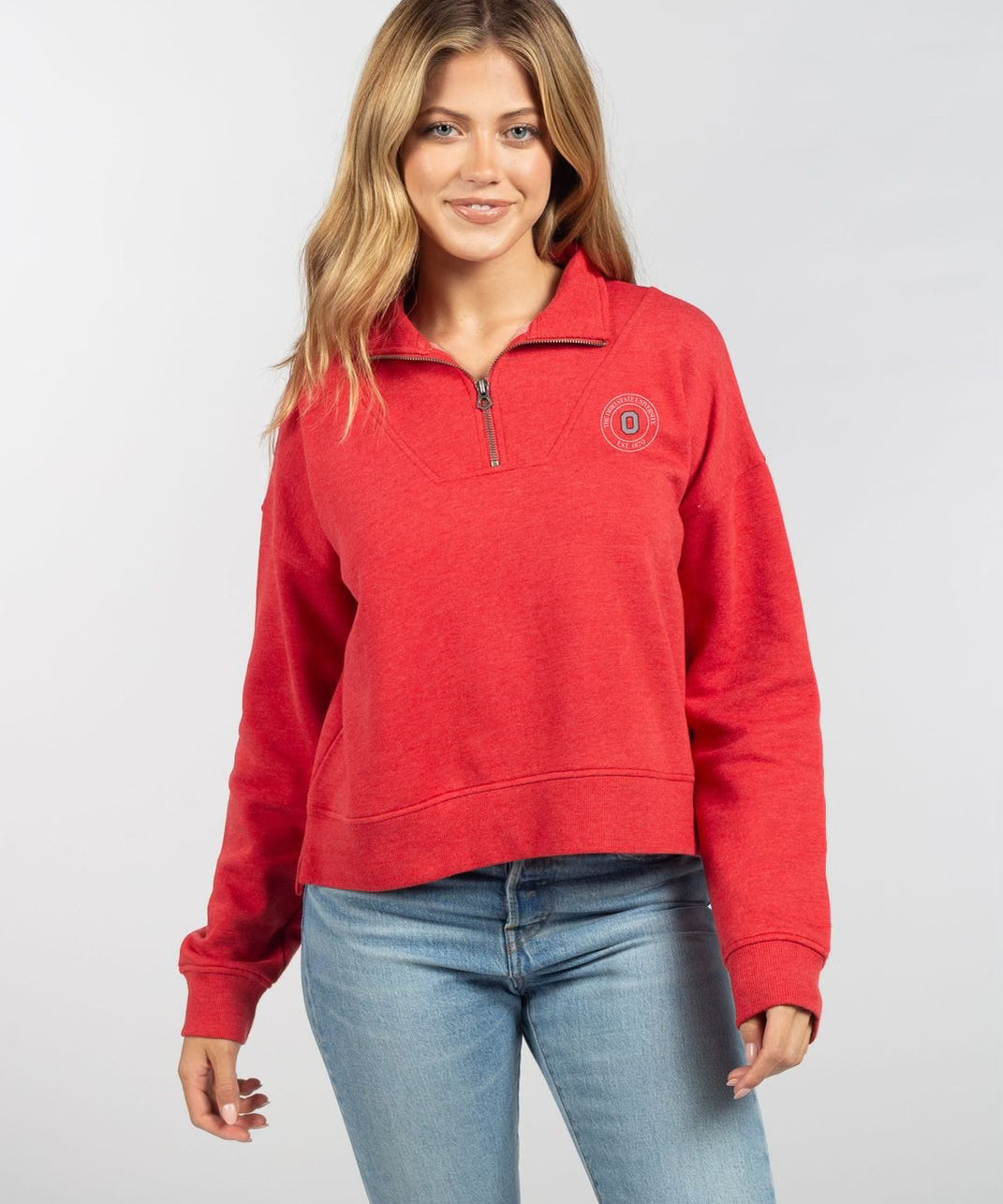 OHIO STATE QUARTER ZIP JACKET