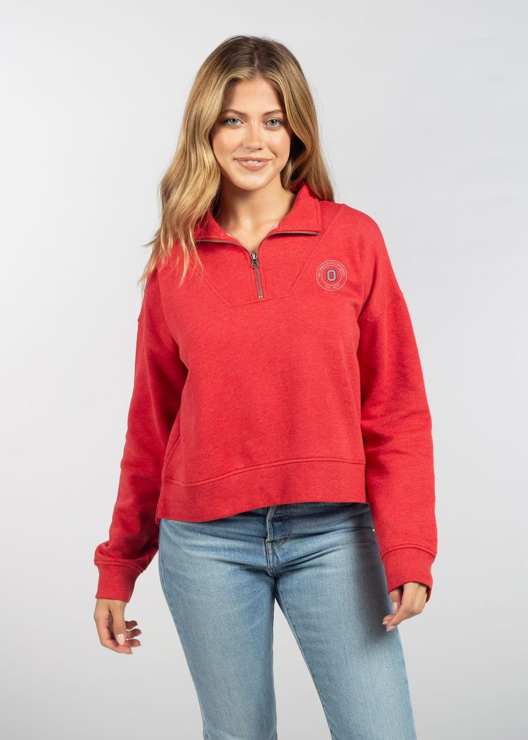 OHIO STATE QUARTER ZIP JACKET