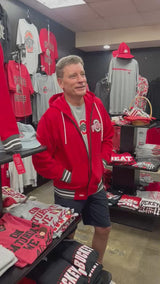 OHIO STATE BUCKEYES FULL ZIP HOODIE JACKET