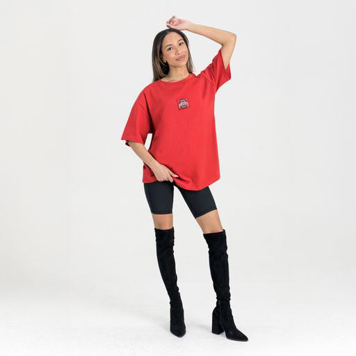 hem and leather patch
