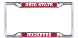 Ohio State Chrome License Plate Frame