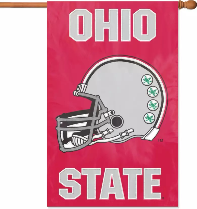 PARTY ANIMAL® OHIO STATE BUCKEYES TWO-SIDED BANNER FLAG