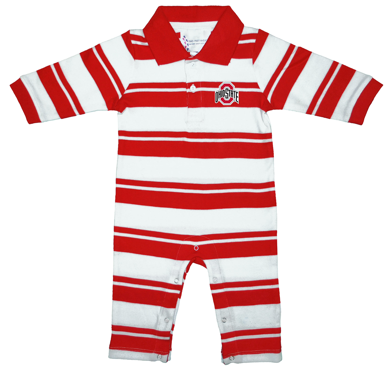 Ohio State Rugby Long Leg Romper