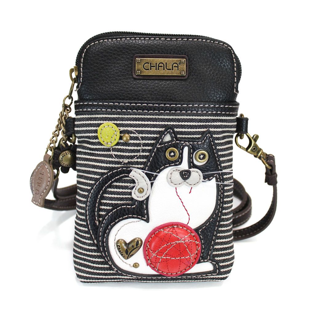 front of fat cat CHALA PURSES