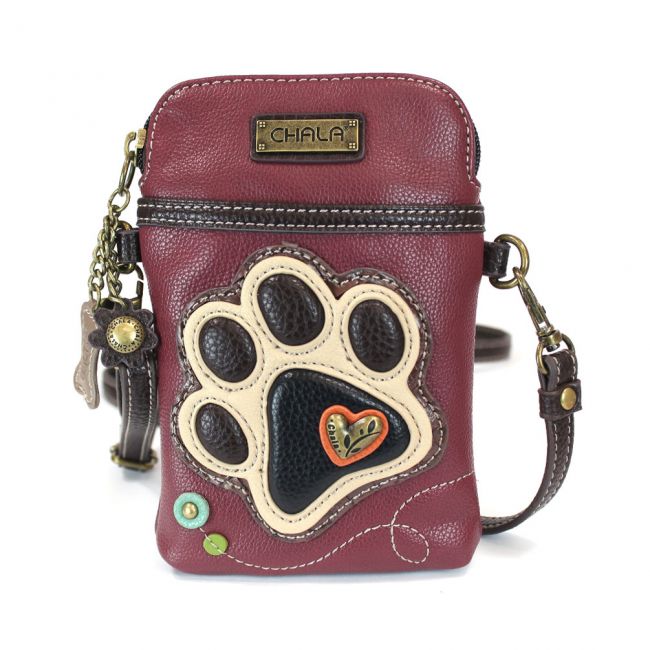 IVORY PAW PRINT - CELL PHONE XBODY - CHALA PURSES