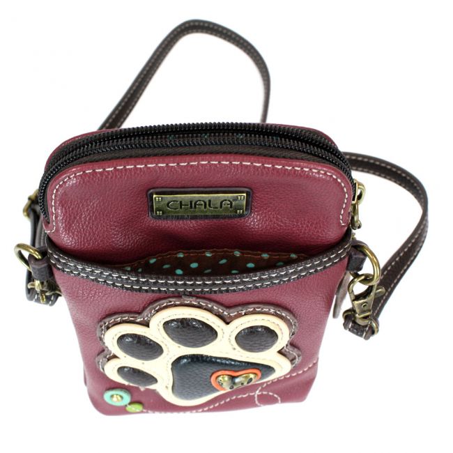 IVORY PAW PRINT - CELL PHONE XBODY - CHALA PURSES