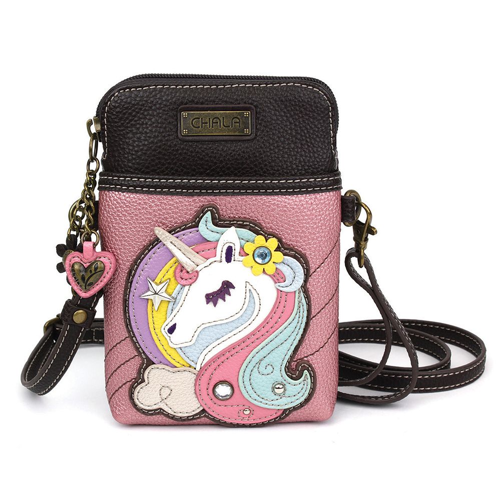 unicorn on front of CHALA PURSES