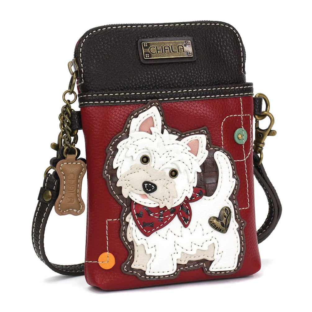 side westie handbag front