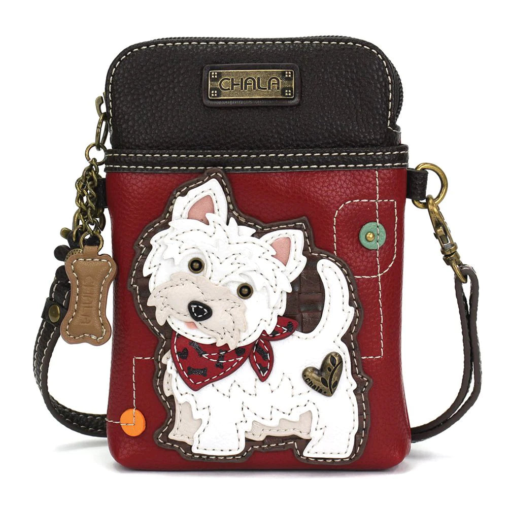 westie handbag front