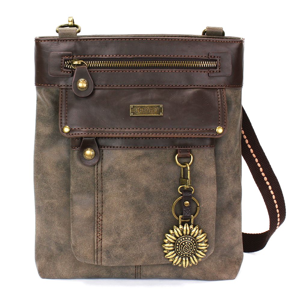 brown gemini purse