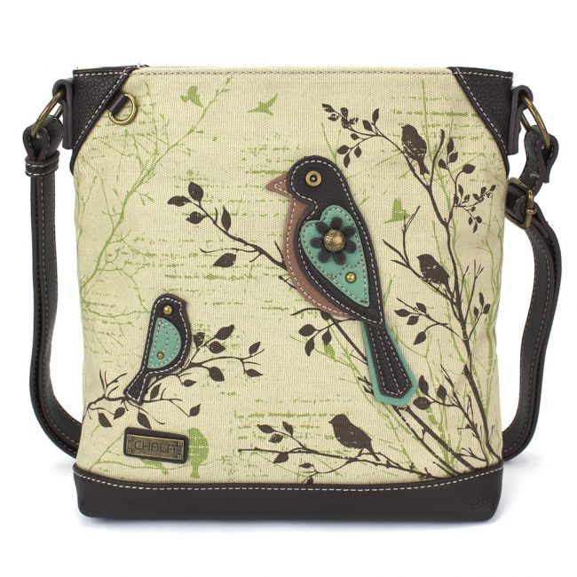 purse, Bird - Safari Canvas Crossbody 