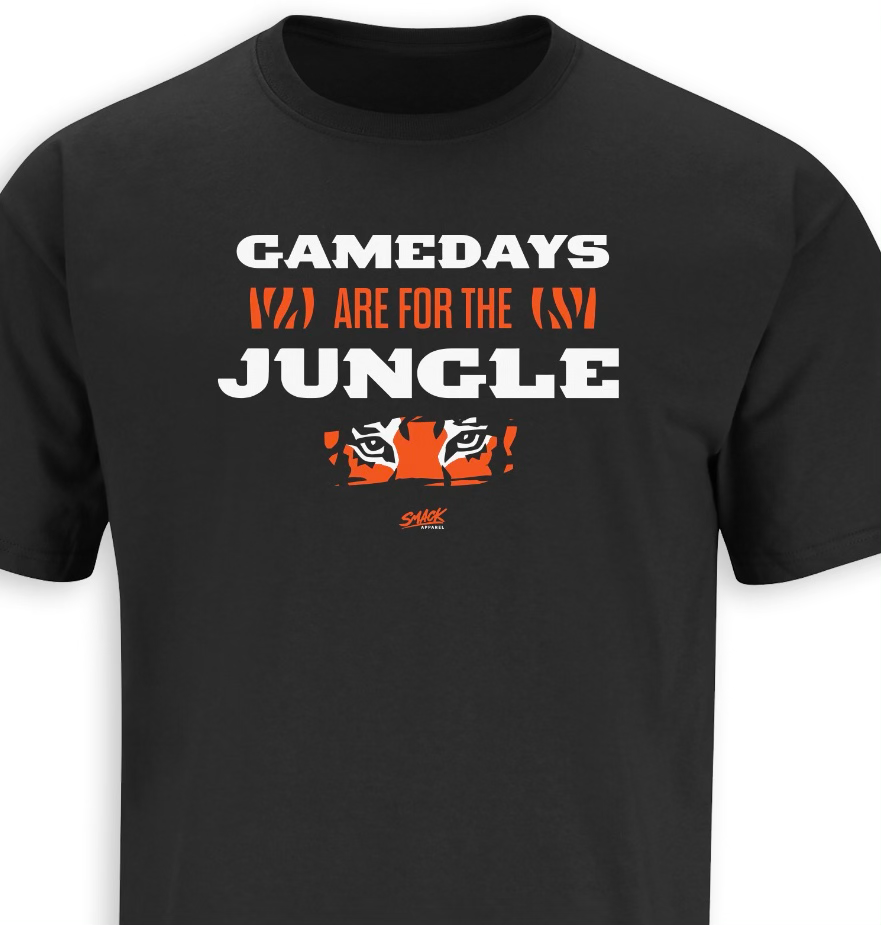 Cincinnati Bengals Black Gamesdays "ARE FOR THE JUNGLE"