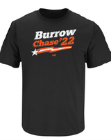 CINCINNATI BENGALS T-SHIRT - BURROW CHASE '22