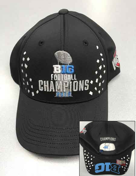 Black cap, champs, Ohio State University Logo