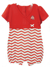 RED STRIPED - GIRLS ONSIE OHIO STATE LOGO