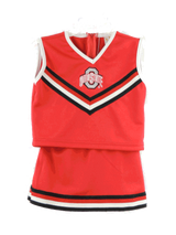 OSU CHILDREN'S CHEERLEADER SLEEVLESS TOP AND PLEATED SKIRT