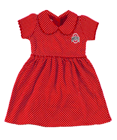 OHIO STATE GIRLS PETER PAN DRESS
