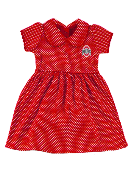 OHIO STATE GIRLS PETER PAN DRESS